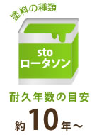 ロータソン 耐久年数 約10年~